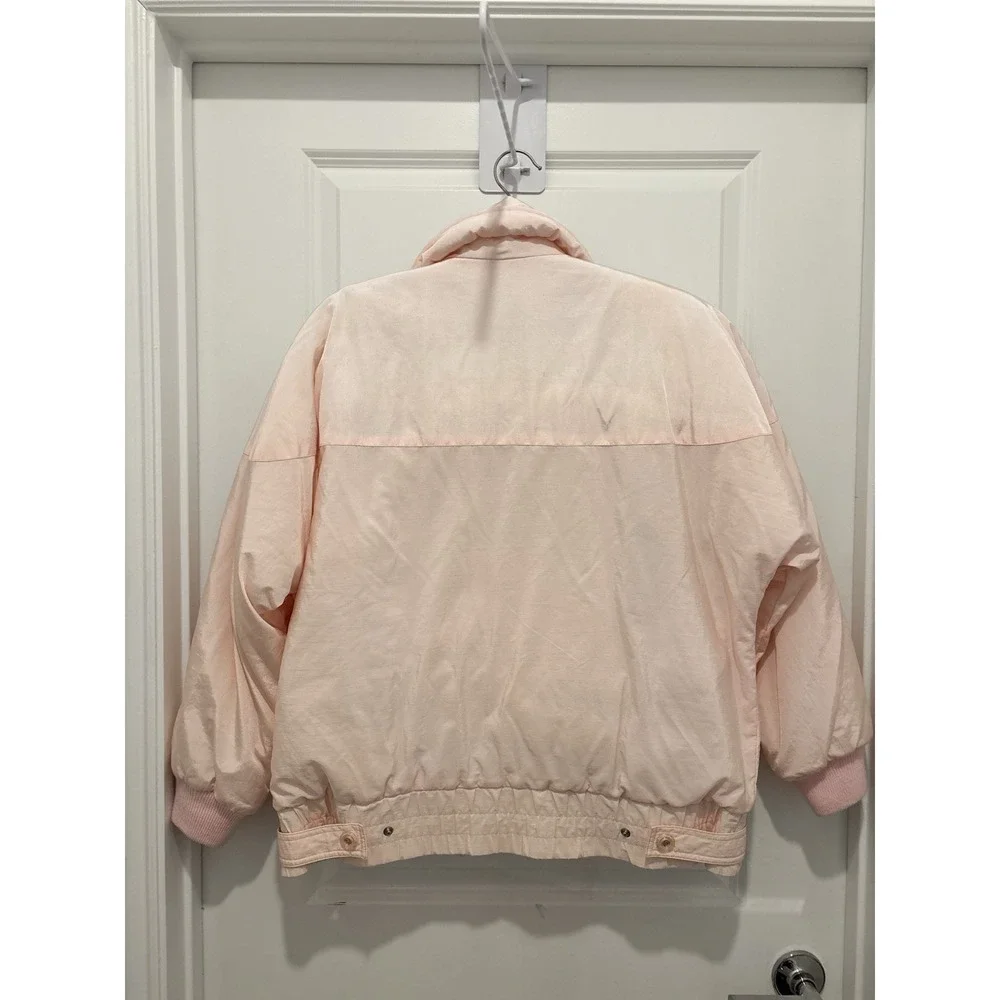 Vintage Obermeyer‎ Women's Ski Jacket Size M Pink Short 90s Y2K Retro